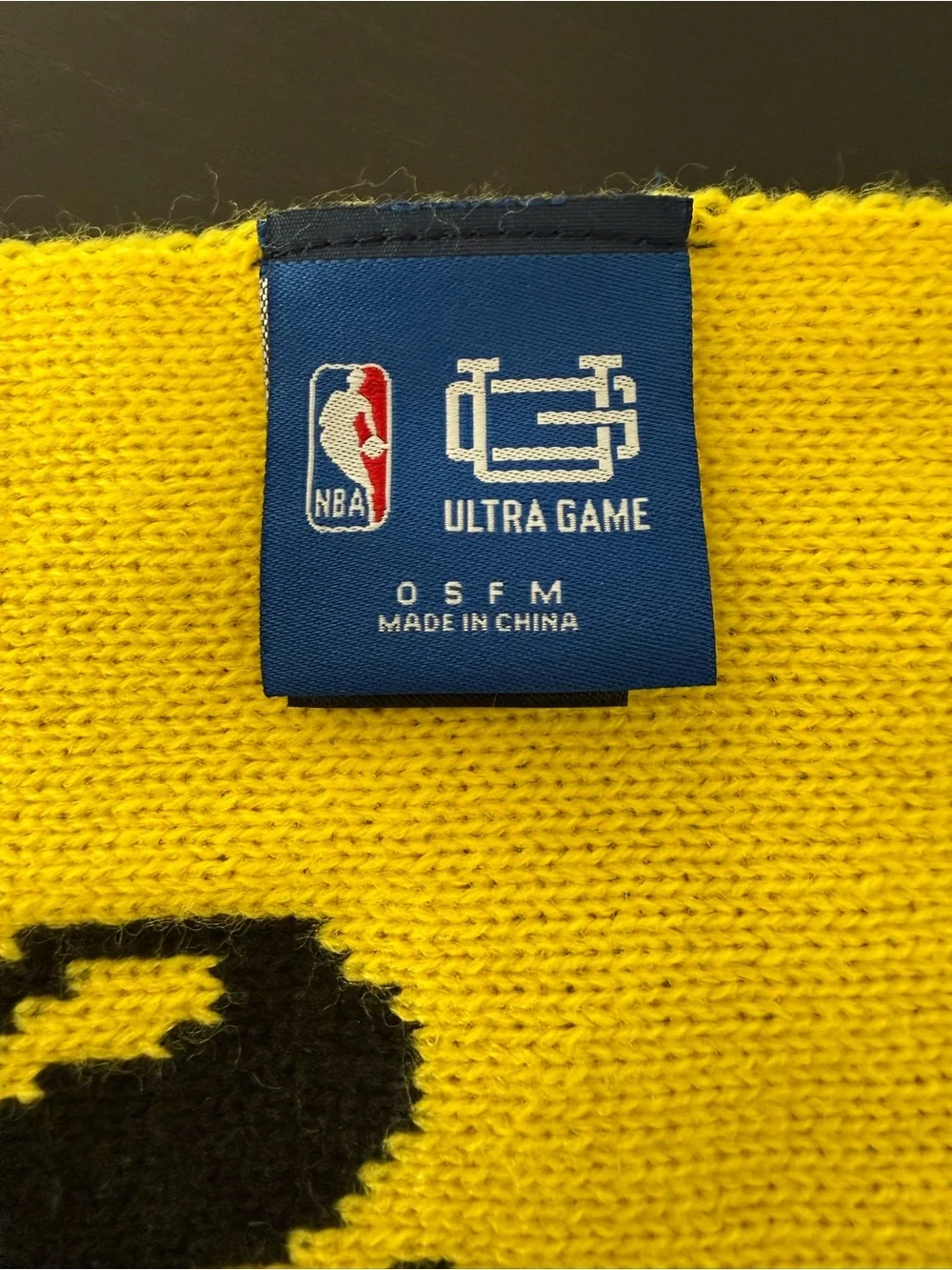 Los Angeles Lakers Scarf NBA Licensed Purple Yellow Black